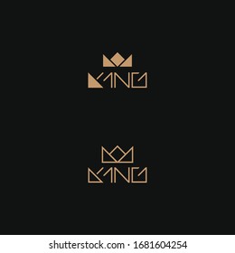 Abstract graphic vector illustration of a golden crown