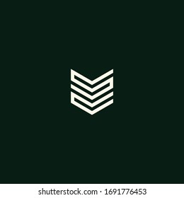 Abstract graphic vector illustration of two letters S and C