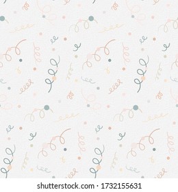Abstract graphic vector pattern. Dot, Spiral, Ribbon.