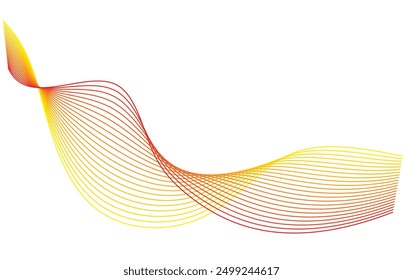 Línea de fondo de onda gráfica Abstractas