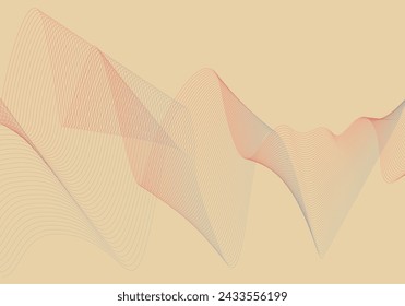 Abstract graphic waves background. Background template for web and print ready to use.