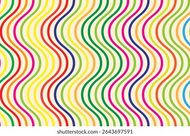 Abstract graphic waves. Abstract Dash Dot Background. Vector design elements with lines. Abstract background with colorful vertical bars. Abstract colorful wavy layered background