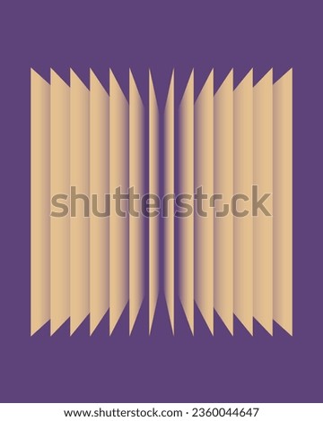 an abstract graphicization of an unfolded book