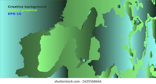 Abstract graphics. Creative background. Abstract background. Background for business cards and flyers. Vector illustration. EPS-10. Abstraction