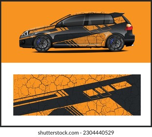 Gráficos abstractos e ilustraciones o diseños de ajuste de coches