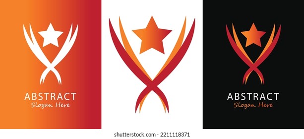 Abstract Graphics logo design template