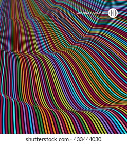 Abstract graphics, Technological sense vector illustration.