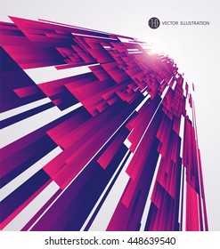 Abstract graphics, vector illustration.