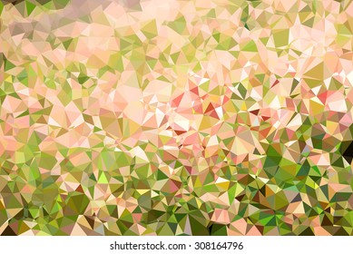 Abstract  grass field triangular low poly style vector background,Vector illustration
