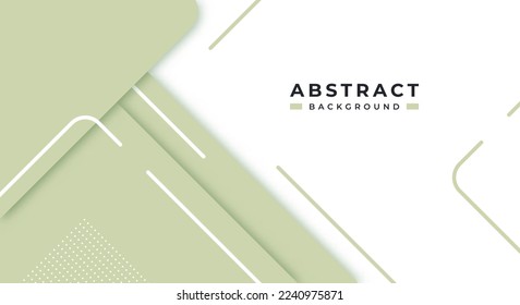 Resumen Capas de papel de forma geométrica de fondo verde de hierba con espacio de copia para diseño web decorativo, afiche, cartel, folleto corporativo y diseño de plantilla de seminario