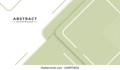 Resumen Capas de papel de forma geométrica de fondo verde de hierba con espacio de copia para diseño web decorativo, afiche, cartel, folleto corporativo y diseño de plantilla de seminario