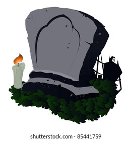 Abstract Grave - Vector Illustration