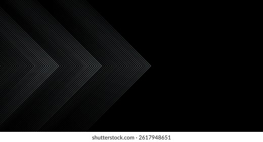 Abstract gray arrow shadow direction. abstract on black background futuristic modern design. up down arrow direction