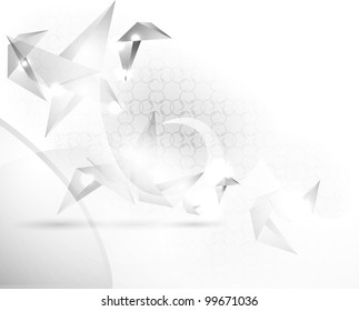 abstract gray background with a beautiful light effect