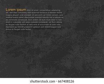 Abstract gray background, cement and concrete wall. Vector illustration design for website template with copy space.