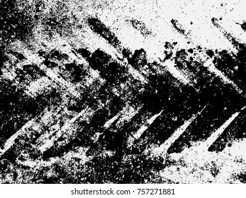 Abstract gray background, cement and concrete wall, and tire track. Vector illustration design for website template with copy space.