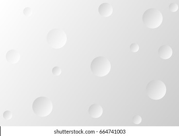 Abstract gray background with circle paper style