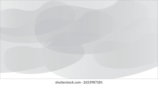 Projeto de fundo cinza abstrato com formas elípticas orgânicas