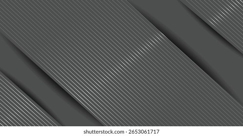 Abstract gray background with diagonal lines and layered planes.