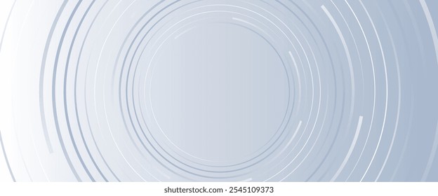 Abstract gray background with dynamic circle lines eps 10 vector illustration