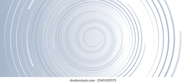 Abstract gray background with dynamic circle lines eps 10 vector illustration