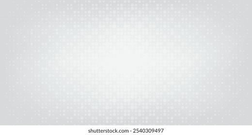 Abstract gray background with dynamic dot wave line and soft light. Vector illustration