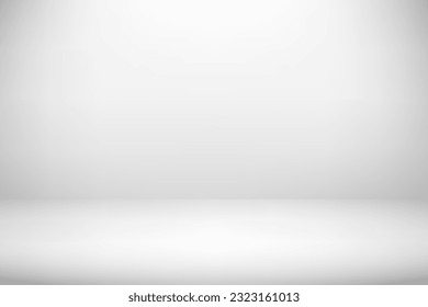 Abstract gray background. Empty room with spotlight effect. Vector illustration