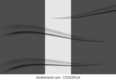 Abstract gray background in the form of crumpled tissue