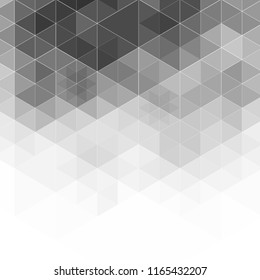 
Abstract gray background of geometric triangles