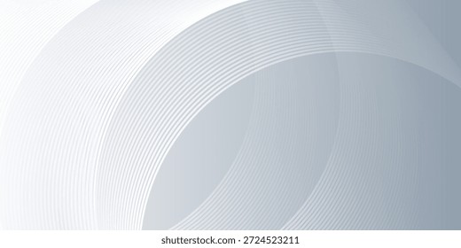 Fondo gris Abstractas con líneas curvas brillantes. Diseño de línea curva de remolino brillante blanco. Líneas en espiral. 