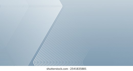 Abstract gray background with gradient color hexagon line and artistic dynamic simple art