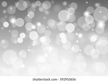 Abstract gray background with a light blur. Vector