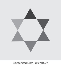 Abstract gray background. Logo design. Stock vector Illustration 