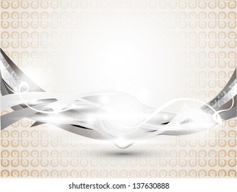 abstract gray background with ornament