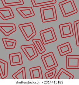 fondo gris abstracto con textura de líneas rojas en forma de muchos mosaicos