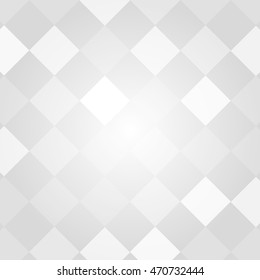Abstract gray background with rhombus vector illustration.