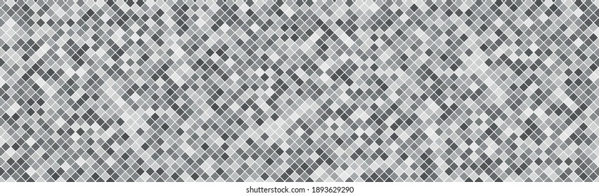 Abstract gray background from rhombuses of different colors - Vector illustration