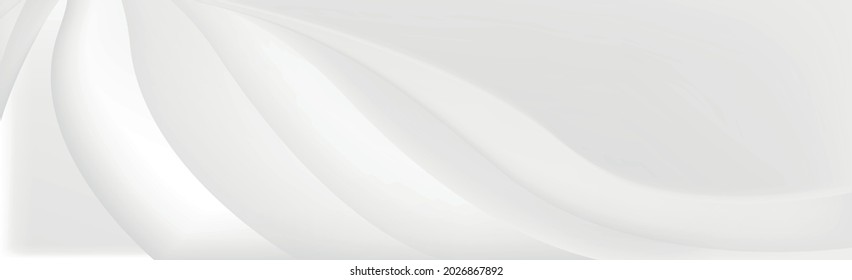 Abstract gray background with shadows and lines - Vector illustration