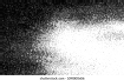 Abstract gray background of small squares