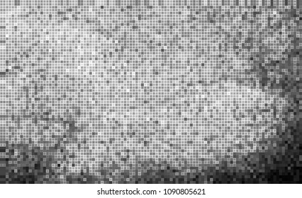 Abstract gray background of small squares