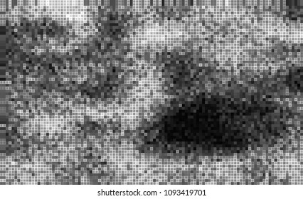 Abstract gray background of small squares