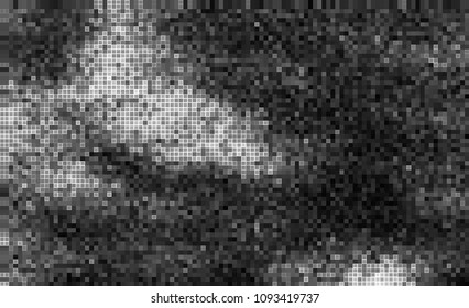 Abstract gray background of small squares