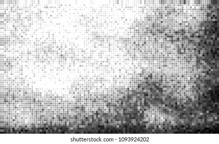 Abstract gray background of small squares