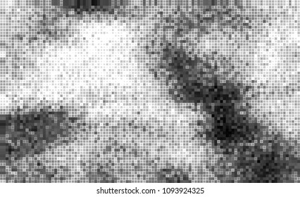 Abstract gray background of small squares