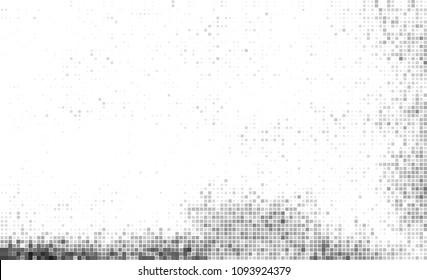 Abstract gray background of small squares