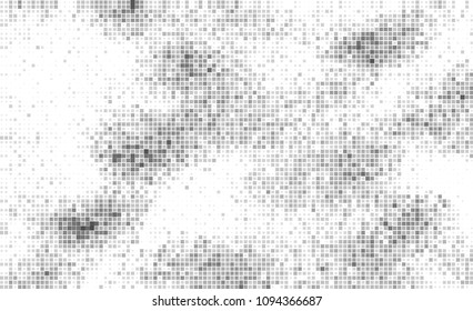 Abstract gray background of small squares
