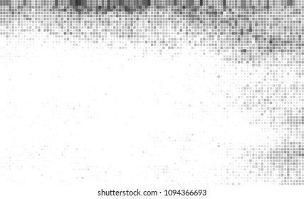 Abstract gray background of small squares