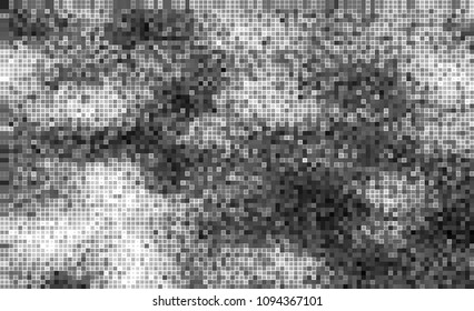 Abstract gray background of small squares