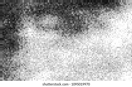 Abstract gray background of small squares