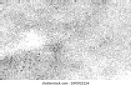 Abstract gray background of small squares